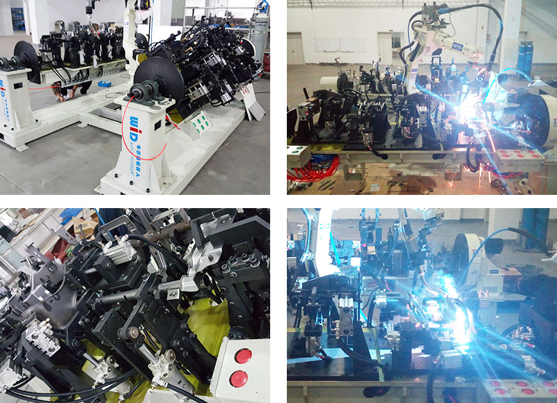汽車零部件機器人雙工位焊接工作站案例！
